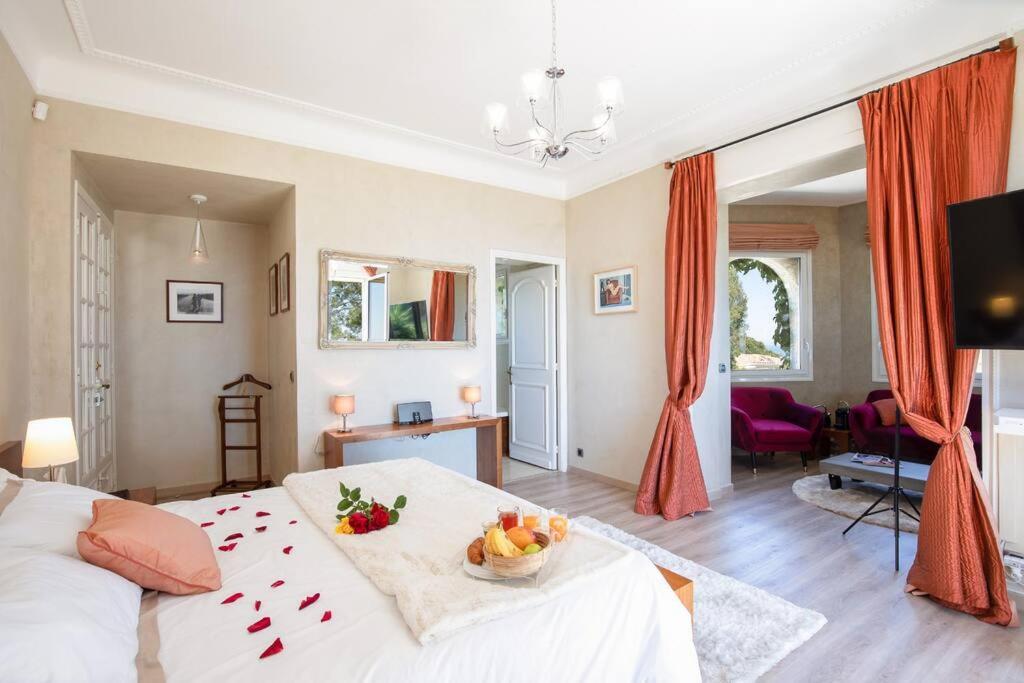 Le Castel Rose Super Cannes, Face Aux Iles De Lerins Vallauris Buitenkant foto